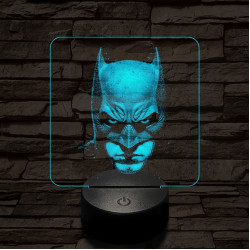 Denevérember 7 színű valósághű 3D led lámpa