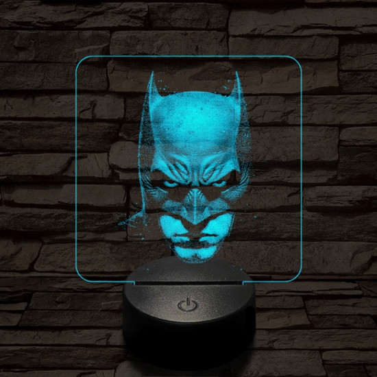 Denevérember 7 színű valósághű 3D led lámpa