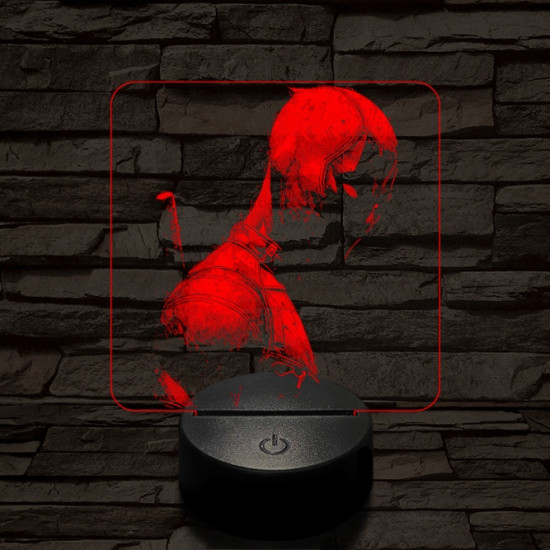 Deadpool pózol 7 színű valósághű 3D led lámpa