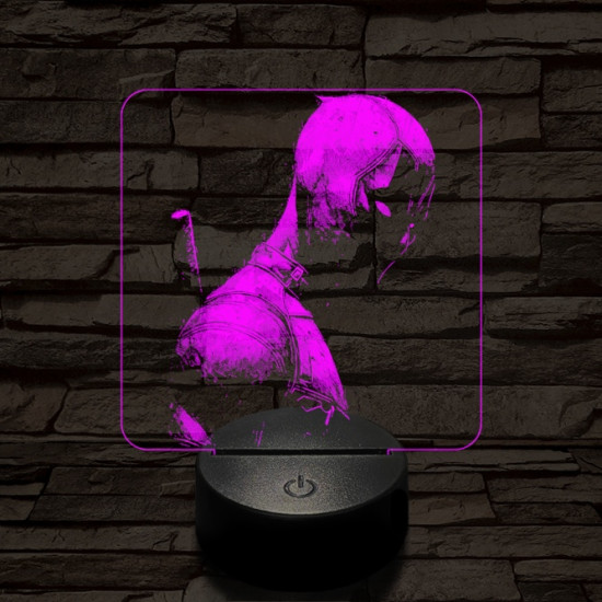 Deadpool pózol 7 színű valósághű 3D led lámpa