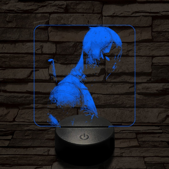 Deadpool pózol 7 színű valósághű 3D led lámpa