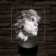 Luke Skywalker portré 7 színű valósághű 3D led lámpa