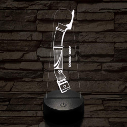 Dooku gróf fénykardja 7 színű 3D led lámpa