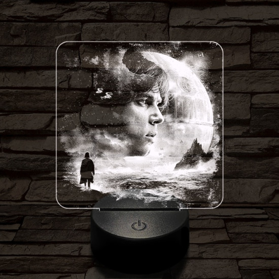 Skywalker sors 7 színű valósághű 3D led lámpa