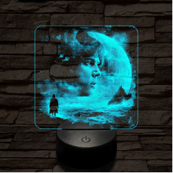 Skywalker sors 7 színű valósághű 3D led lámpa