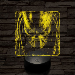 A predátor bosszúja 7 színű valósághű 3D led lámpa