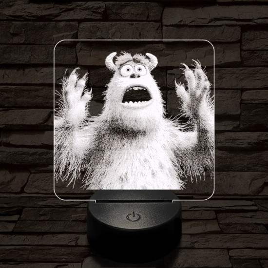 Sullivan rémülete 7 színű valósághű 3D led lámpa