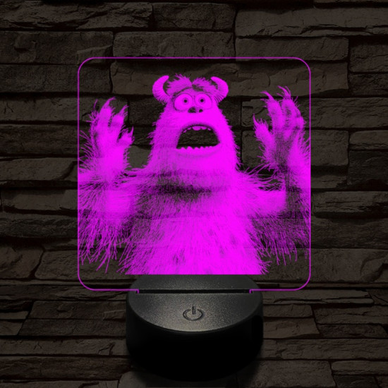 Sullivan rémülete 7 színű valósághű 3D led lámpa