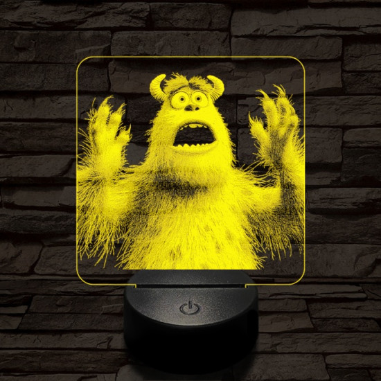 Sullivan rémülete 7 színű valósághű 3D led lámpa