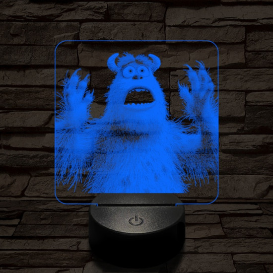 Sullivan rémülete 7 színű valósághű 3D led lámpa