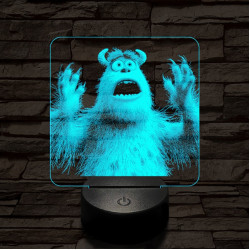 Sullivan rémülete 7 színű valósághű 3D led lámpa