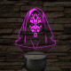 Darth Maul – 7 színű, színváltós 3D LED lámpa