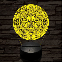 Csillagok Univerzuma 7 színű  3D led lámpa