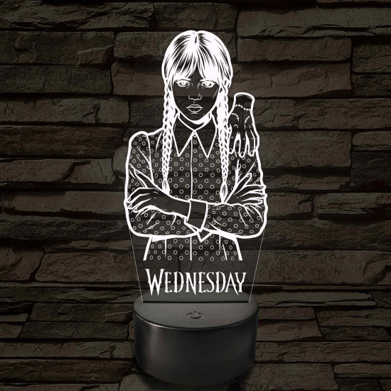 Szerda & Izé – 7 színű, színváltós 3D LED lámpa