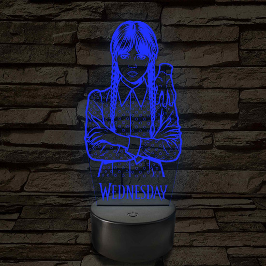 Szerda & Izé – 7 színű, színváltós 3D LED lámpa