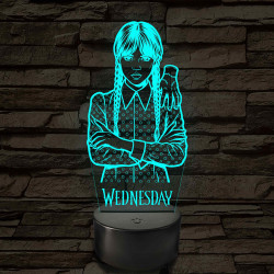 Szerda & Izé – 7 színű, színváltós 3D LED lámpa