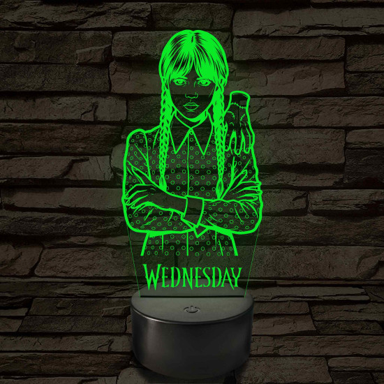 Szerda & Izé – 7 színű, színváltós 3D LED lámpa