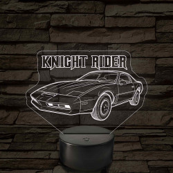 Knight Rider – K.I.T.T. – 7 színű, színváltós LED lámpa