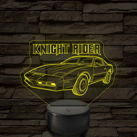 Knight Rider – K.I.T.T. – 7 színű, színváltós LED lámpa