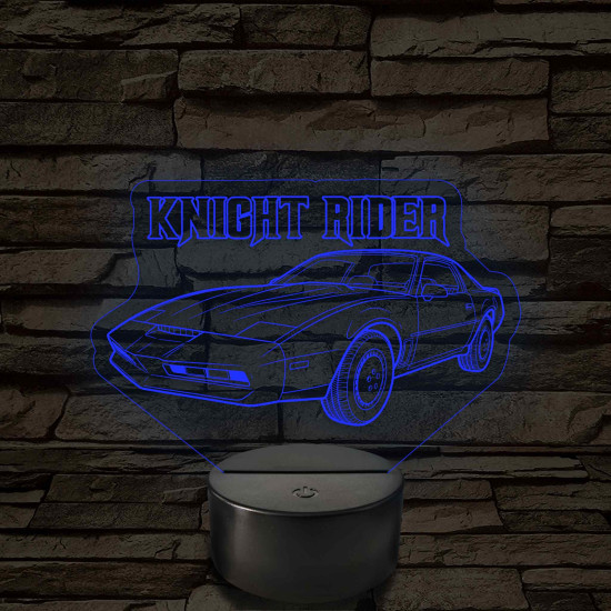 Knight Rider – K.I.T.T. – 7 színű, színváltós LED lámpa