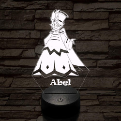 Hazbin Hotel Abel – 7 színű, színváltós 3D LED lámpa