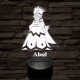 Hazbin Hotel Abel – 7 színű, színváltós 3D LED lámpa