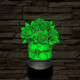 Rózsacsokor 7 színű, színváltós, valósághű 3D led lámpa