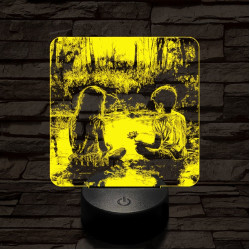 Régi szerelem 7 színű valósághű 3D led lámpa