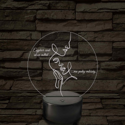 Egykor álom voltál – 7 színű, színváltós LED lámpa