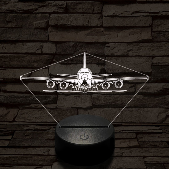 Kiguruló utasszállító 7 színű  3D led lámpa