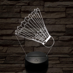 Tollaslabda 3D led lámpa