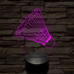 Tollaslabda 3D led lámpa