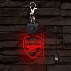 Arsenal világító LED-s kulcstartó