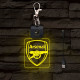 Arsenal világító LED-s kulcstartó