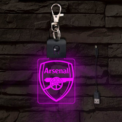 Arsenal világító LED-s kulcstartó