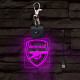 Arsenal világító LED-s kulcstartó