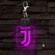 Juventus világító LED-s kulcstartó