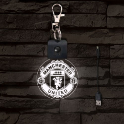 Manchester United világító LED-s kulcstartó