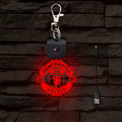 Manchester United világító LED-s kulcstartó