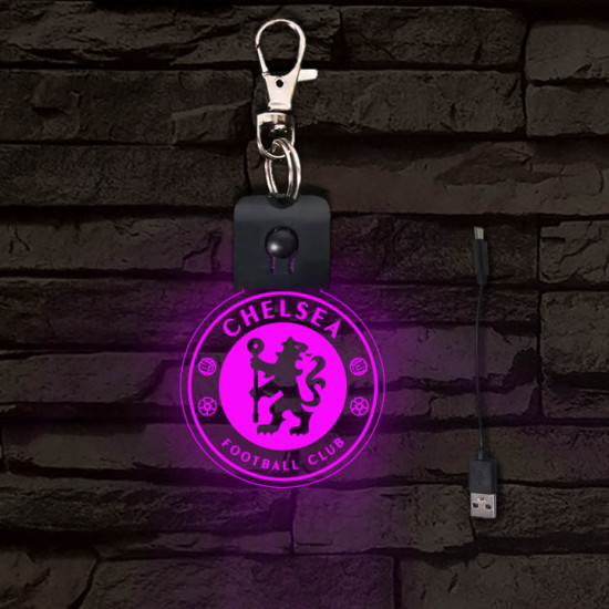 Chelsea FC  világító LED-s kulcstartó