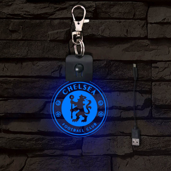 Chelsea FC  világító LED-s kulcstartó