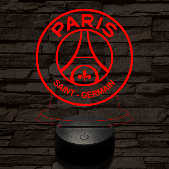 Paris saint germain 3D led lámpa