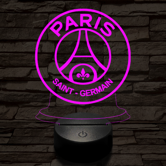 Paris saint germain 3D led lámpa