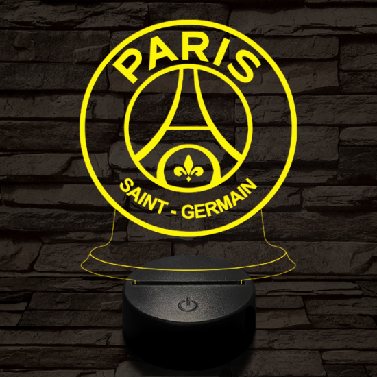 Paris saint germain 3D led lámpa