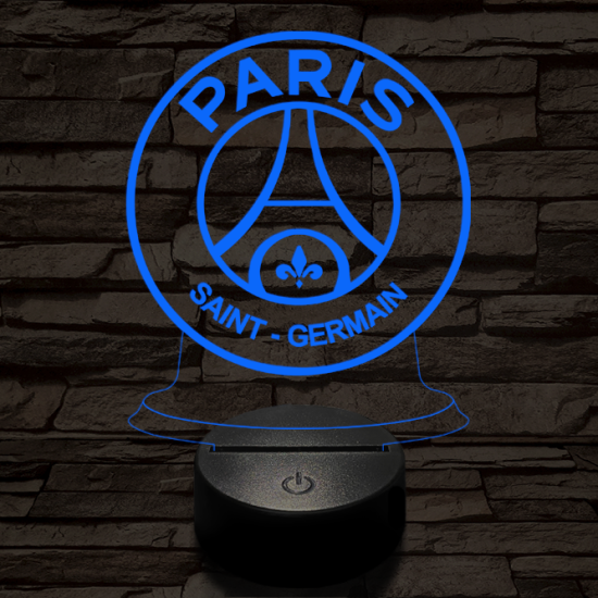 Paris saint germain 3D led lámpa