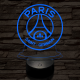 Paris saint germain 3D led lámpa