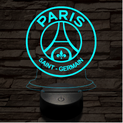 Paris saint germain 3D led lámpa