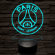Paris saint germain 3D led lámpa