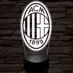 AC Milan 3D led lámpa