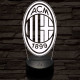 AC Milan 3D led lámpa